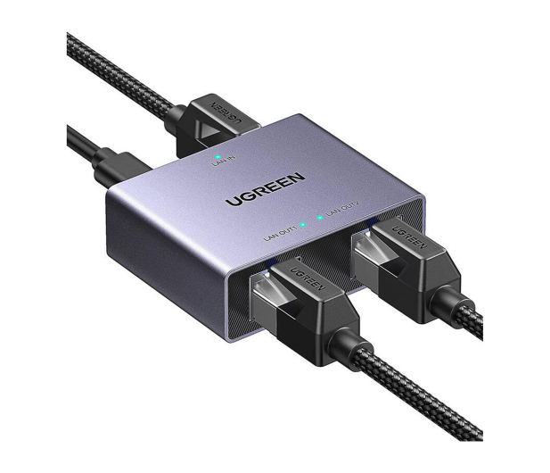 UGREEN Adapter rozgałęźnik Ethernet NW301 1x2 - 1488911 - zdjęcie 2